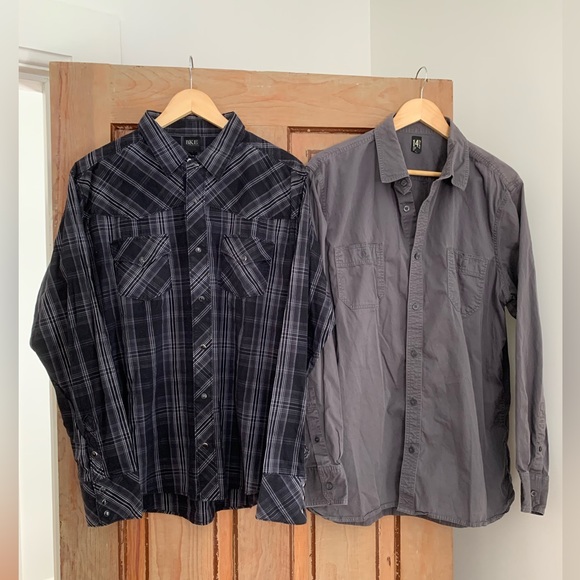 bundle of 2 Men's button-downs | BKE & Nordstrom | sz XL | EUC - Picture 1 of 12